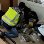 La Policía también intervino droga durante la operación