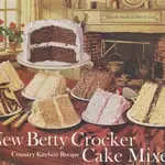 Publicidad de Betty Crocker para sus mezclas instantáneas de pasteles