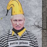 Putin visto por un artista callejero alemán en un mural en la ciudad de Colonia