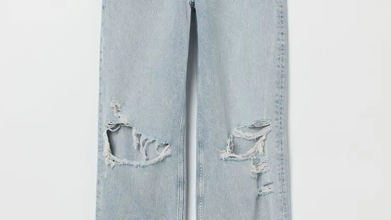 Loose Straight High Jeans, de H&M