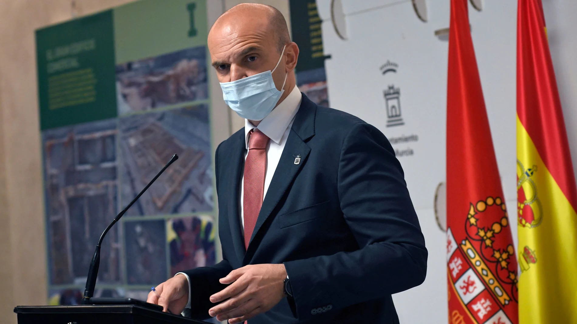 El concejal de Gestión Económica en el Ayuntamiento de Murcia, Enrique Lorca