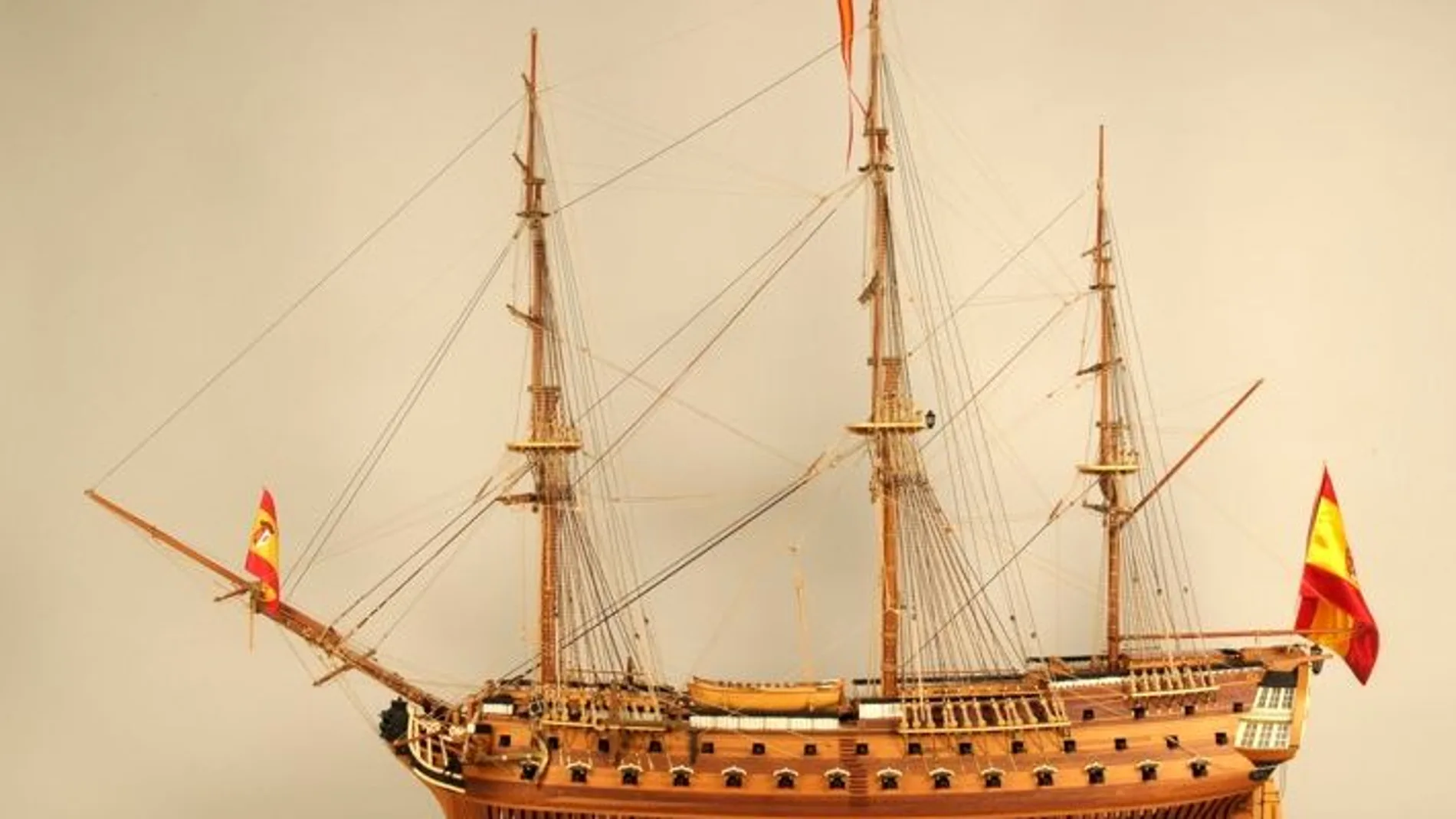 Maqueta del San Telmo en el Museo Naval