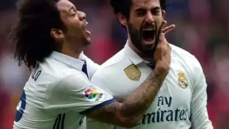 La felicitación de Isco