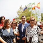 El presidente de la Junta de Andalucía, Juanma Moreno, en la Feria del Caballo de Jerez