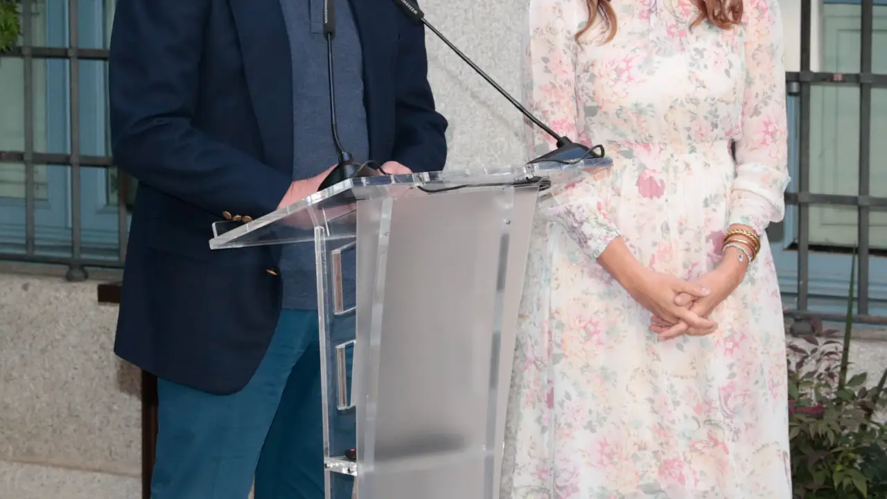 Bertín Osborne y Fabiola Martínez en un evento de su fundación