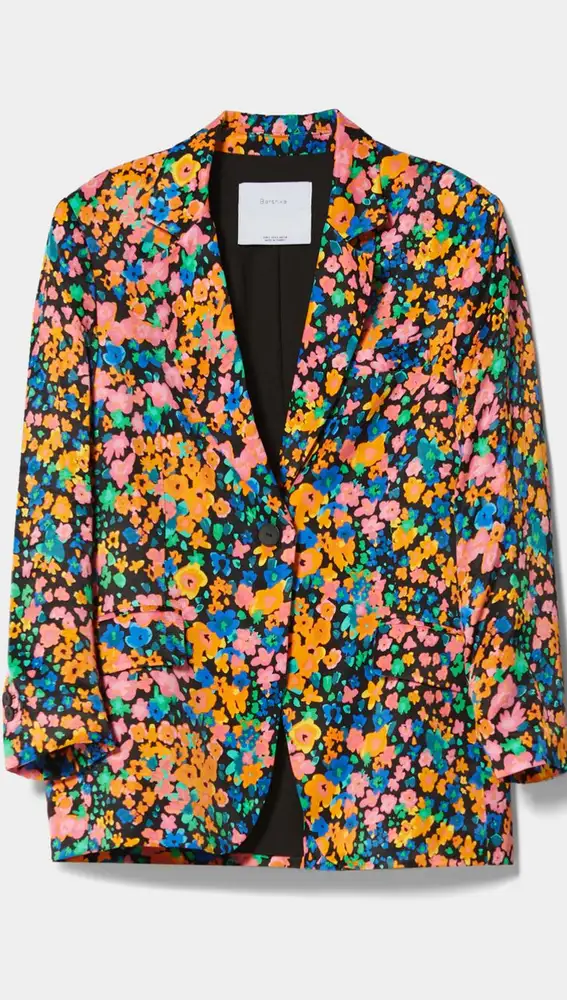 Blazer satinada.