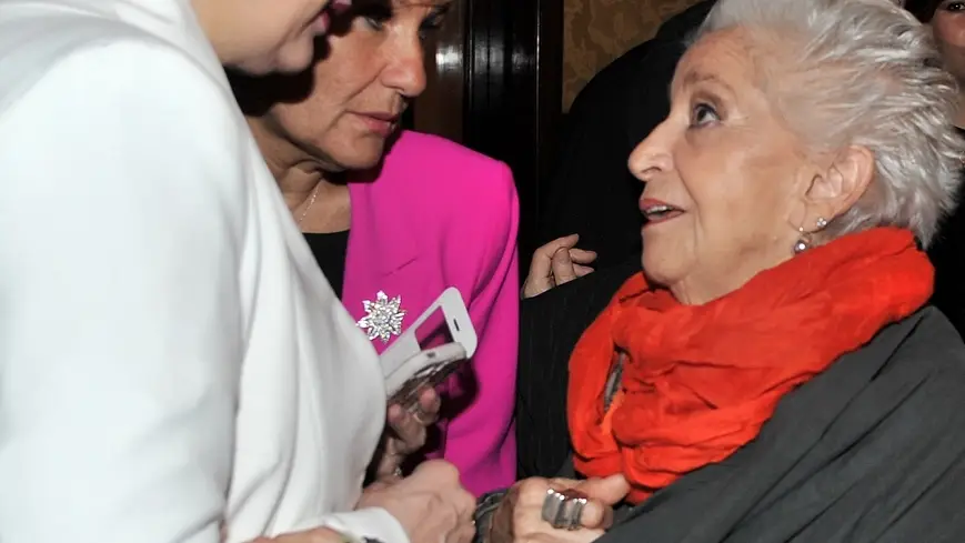 María José Montiel junto a Teresa Berganza