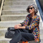 Carmen Gimeno con blazer de Bershka.