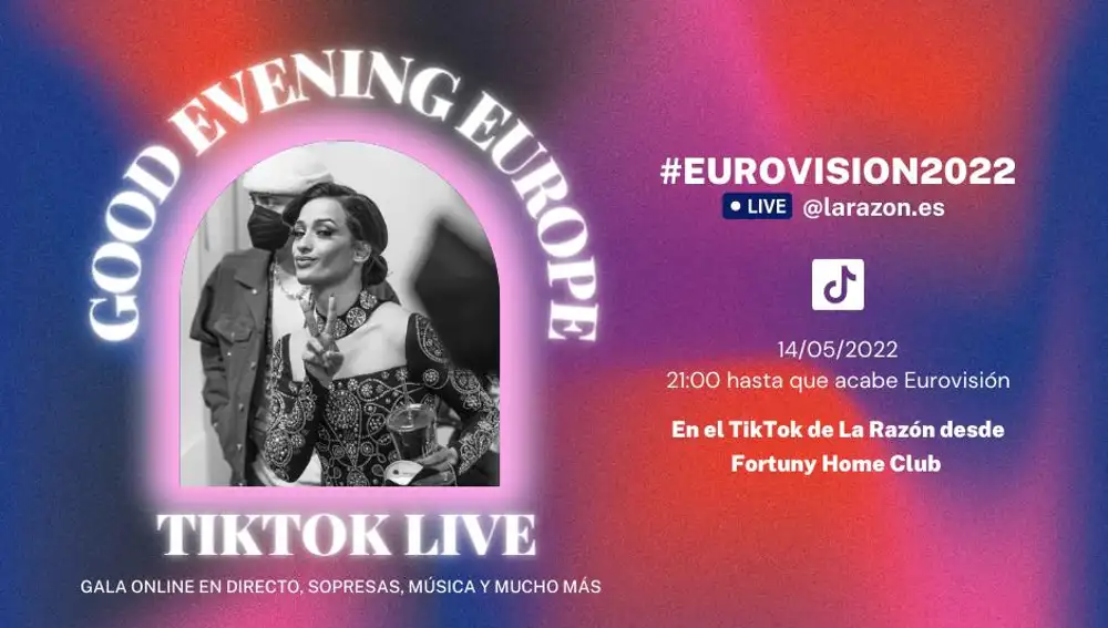 La Razón se estrena en TikTok retransmitiendo Eurovisión en un evento que no dejará indiferente