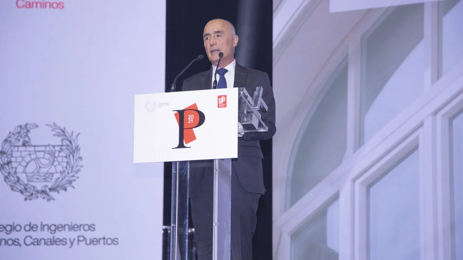 Rafael del Pino, durante su discurso en la gala