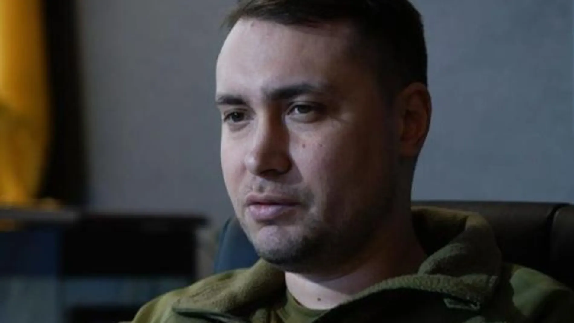 Kyrylo Budanov, jede fe la inteligencia ucraniana, durante la entrevista de Sky News