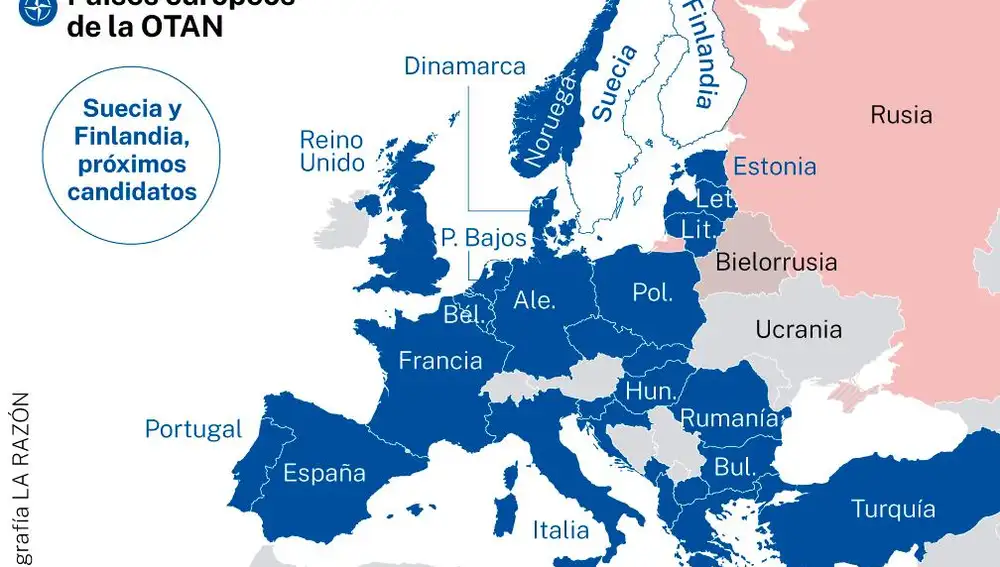 Suecia y Finlandia, próximos candidatos OTAN