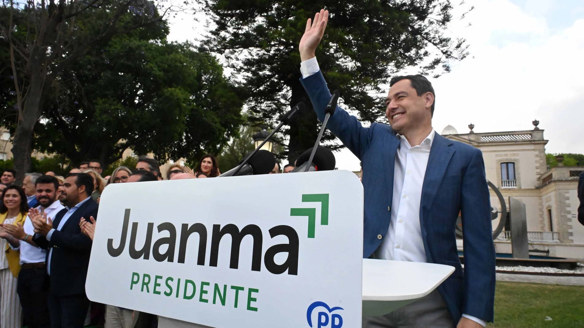 El presidente del Partido Popular de Andalucía, Juanma Moreno, en el acto de presentación de los 109 candidatos del PP de Andalucía para las elecciones autonómicas. Nacho Frade / Europa Press
