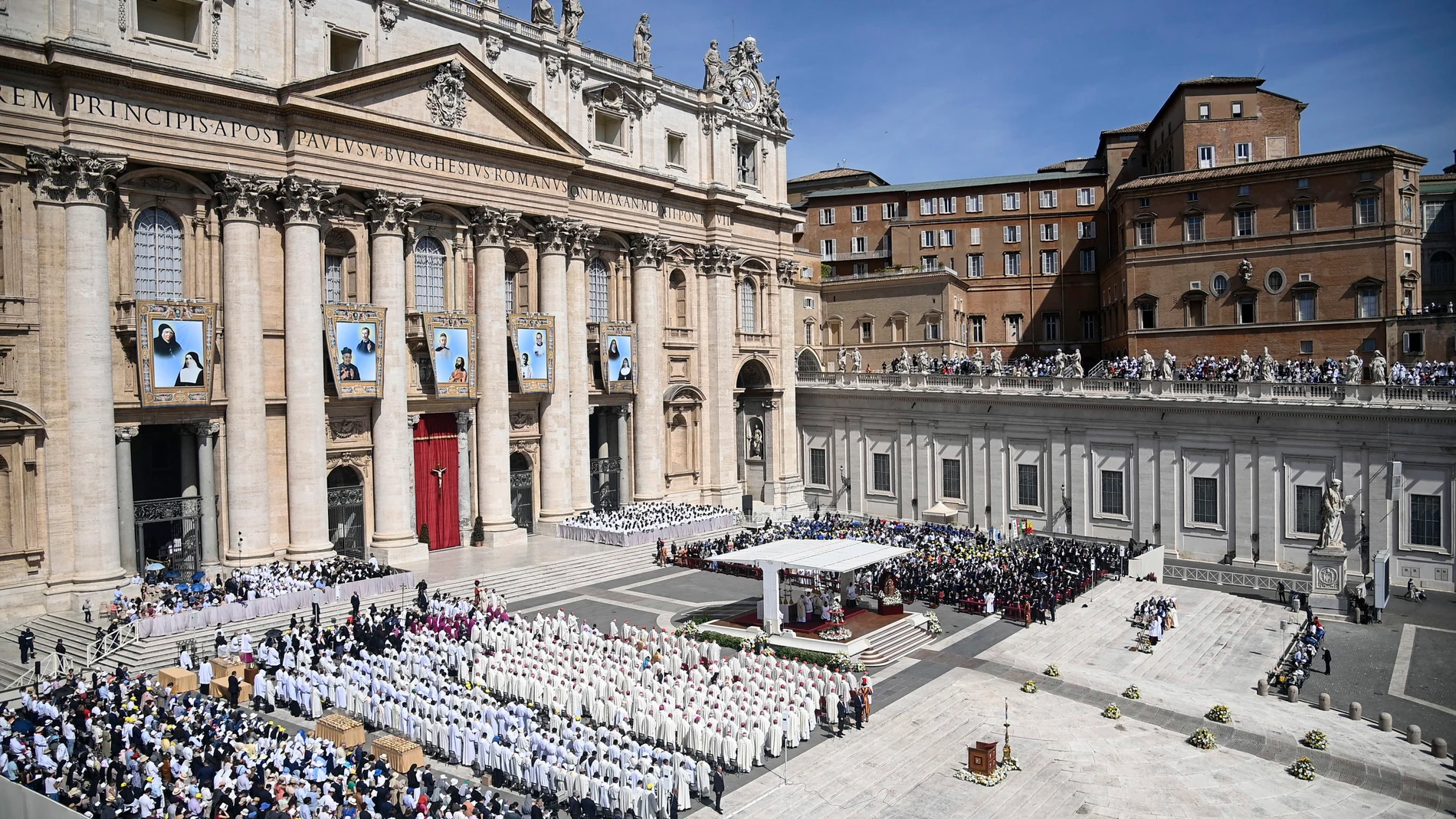Misa de canonización de 10 nuevos santos. 15 May 2022. Imagen EFE/EPA/Riccardo Antimiani