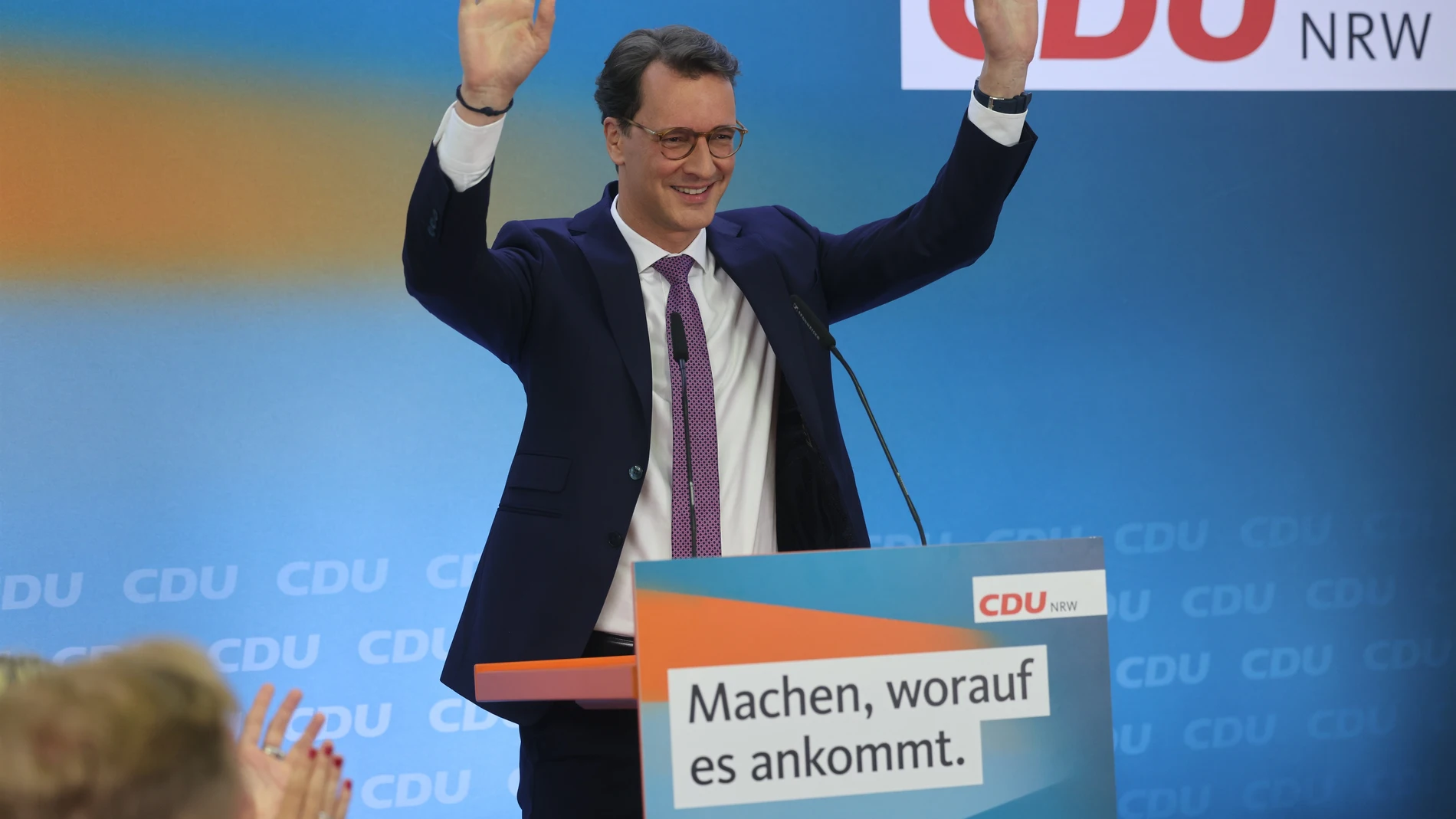 El ministro principal de Renania del Norte-Westfalia, Hendrik Wüst (CDU)