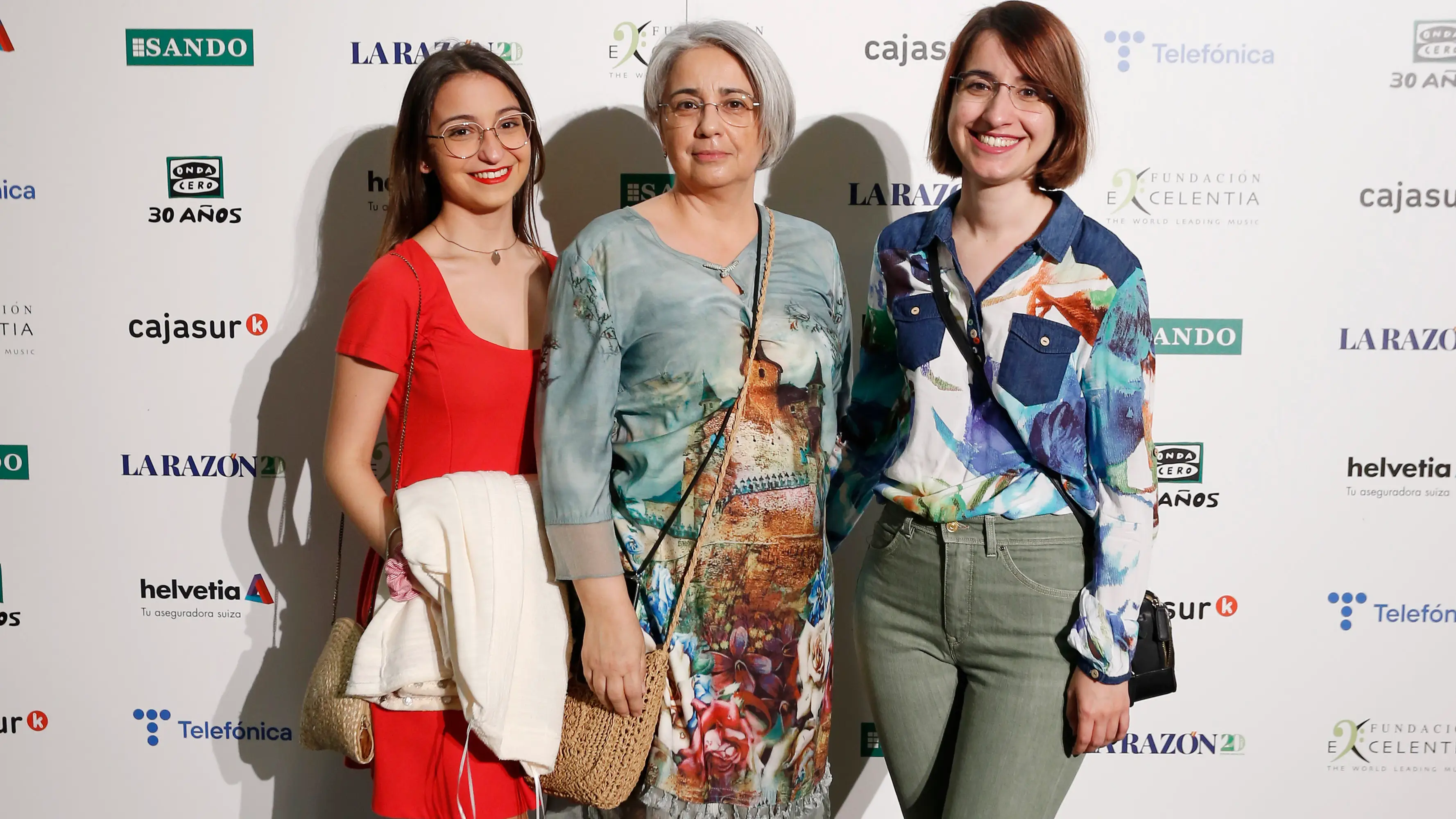 Inés González, Manuela Sánchez y Manuela González