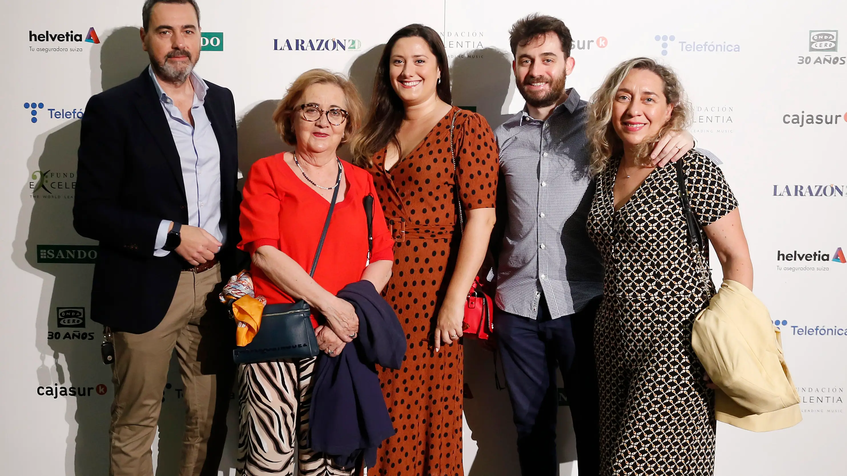 Francisco Nieto, Soledad Martín, Cristina Olivera, Miguel Corbacho y Raquel Corbacho