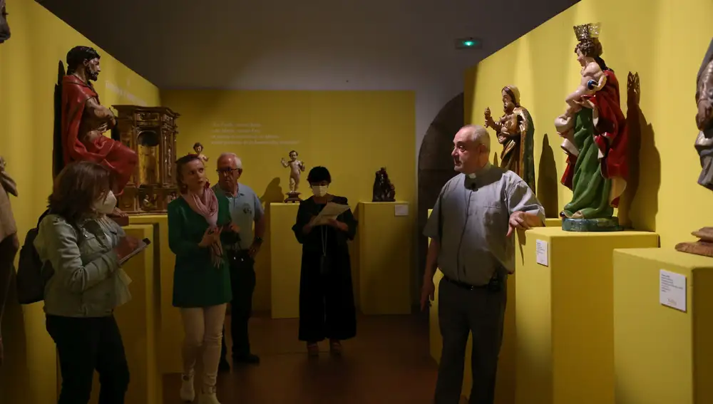 Presentación para medios, previa a la inauguración oficial, de la exposición de arte religioso de la iglesia de Aliste-Alba, 'Salus'