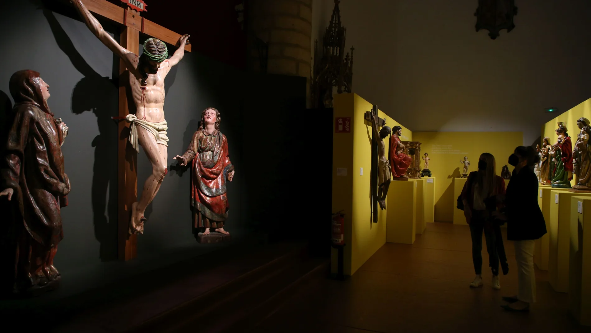 Presentación para medios, previa a la inauguración oficial, de la exposición de arte religioso de la iglesia de Aliste-Alba, 'Salus'