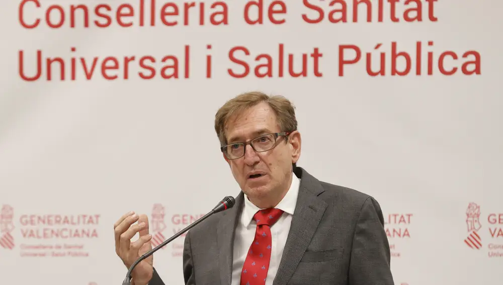 El conseller de Sanidad en la Comunidad Valenciana, Miguel Mínguez