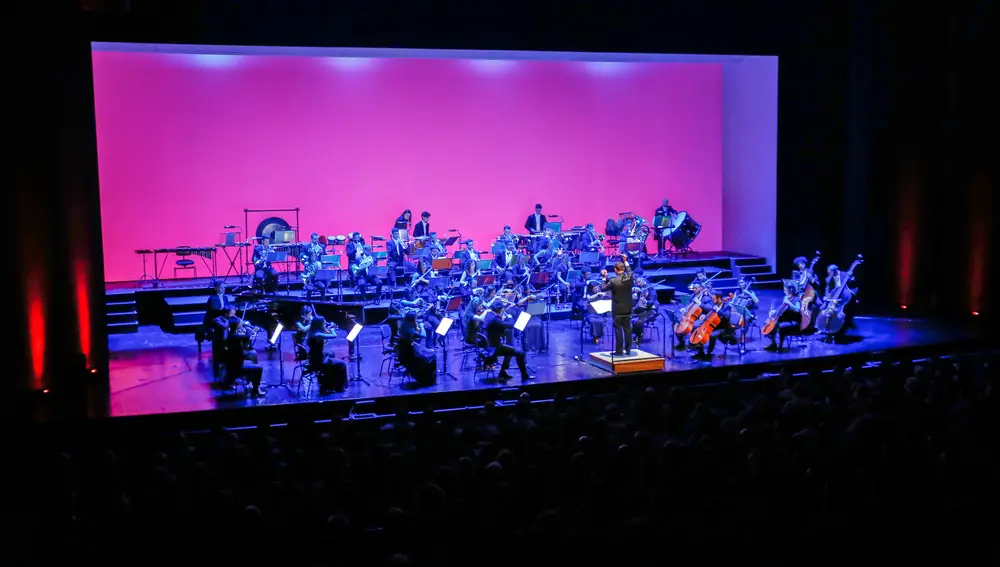 La Royal Film Concert Orchestra al inicio del concierto
