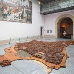 Maqueta exacta de la ciudad de Cádiz que mandó construir Carlos III para conocer las debilidades y fortalezas de la que entonces era la plaza fuerte española más codiciada por las potencias enemigas. EFE/Román Ríos