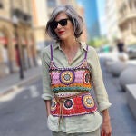 Carmen Gimeno con top de Zara.