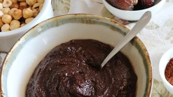 Crema de cacao saludable