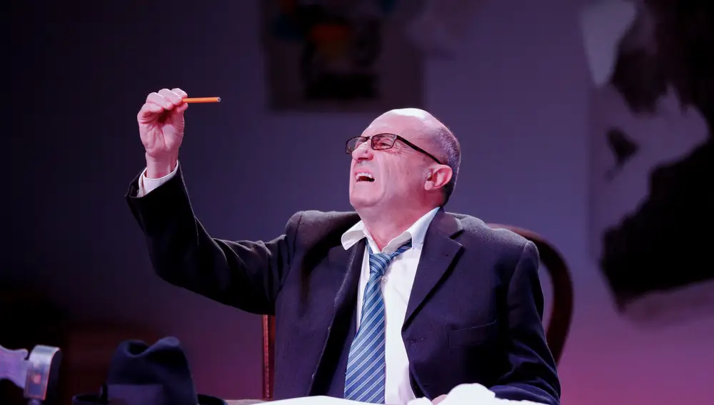 Pepe Viyuela, en 'La paura', donde interpretaba a Don Matteo, un padre que vive con miedo a casi todo