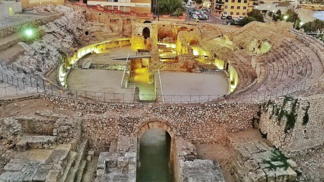Vista del anfiteatro romano