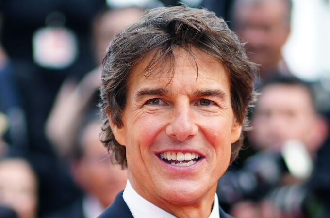 Tom Cruise, en el estreno en Cannes de Top Gun