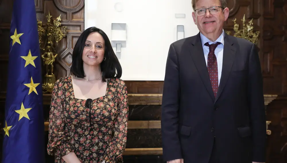 La consellera de Política Territorial, Rebeca Torró, y el presidente de la Generalitat, Ximo Puig