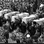 Funeral por los seis policías nacionales asesinados por ETA en Sabadell en diciembre de 1980