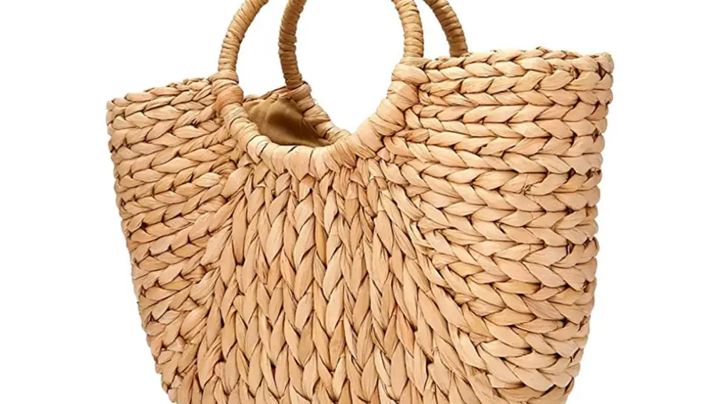 Bolso de paja tejida Joseko