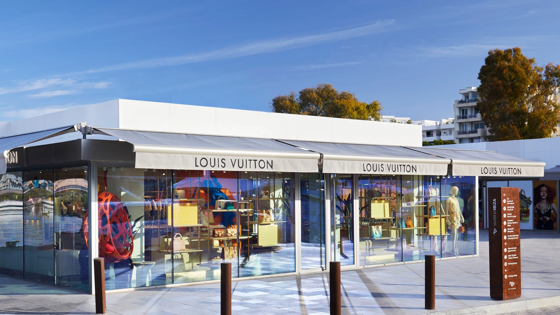 Pop-up Louis Vuitton en Ibiza.