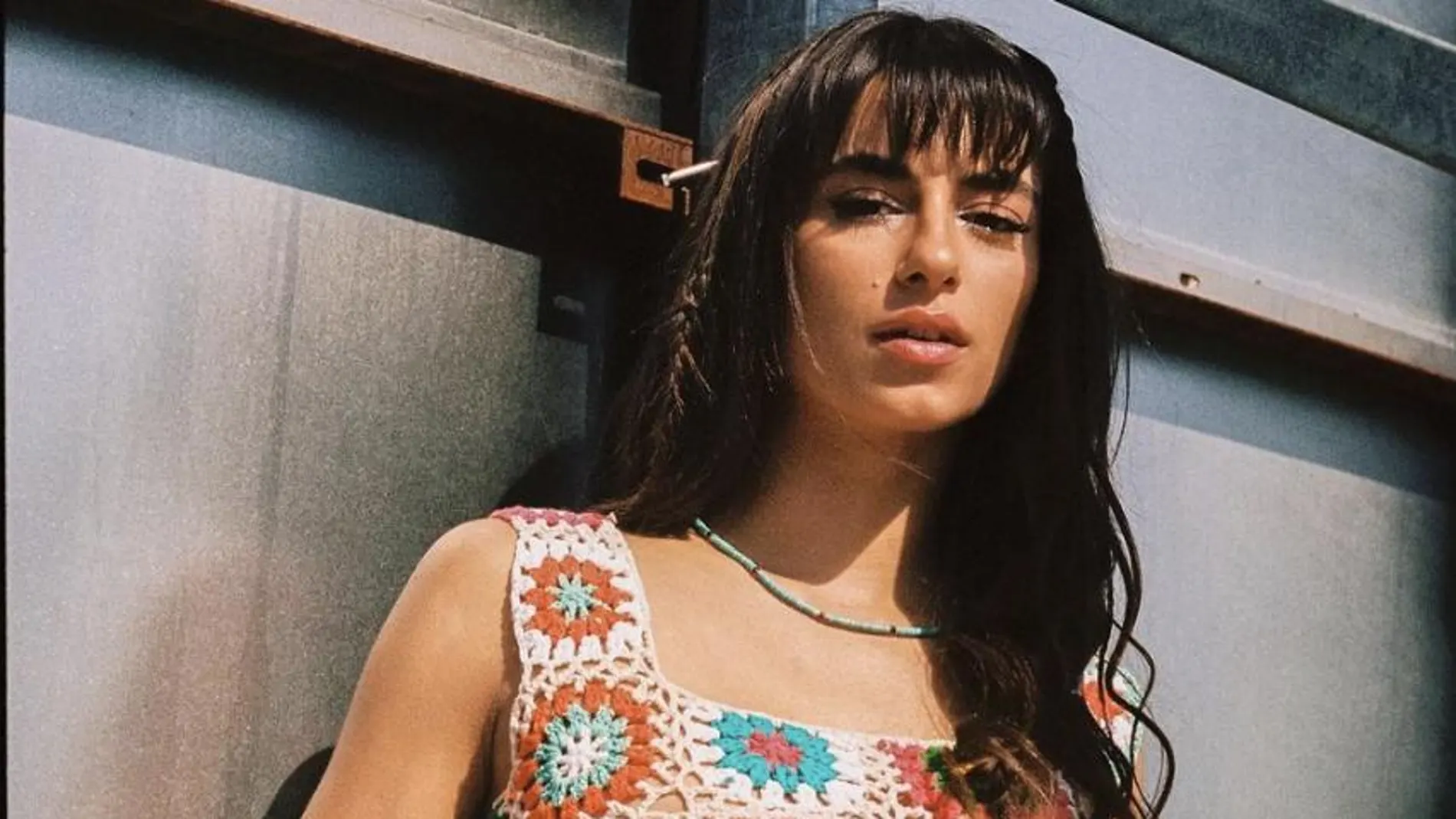 Begoña Vargas con el top crochet de este veramo.