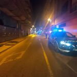 Imagen de un control efectuado por la Policía Local de Lorca