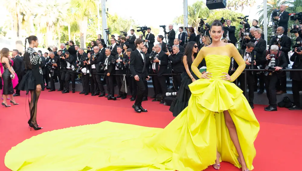 Marta Lozano en la alfombra roja del Festival de Cannes.