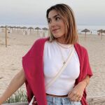 Anna Padilla ideal en la playa.