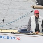 El Rey emérito Juan Carlos I clausura navega en la embarcación el "Bribón" en la 3ª Regata del IV Circuito Copa de España 2022 de la clase 6 Metros