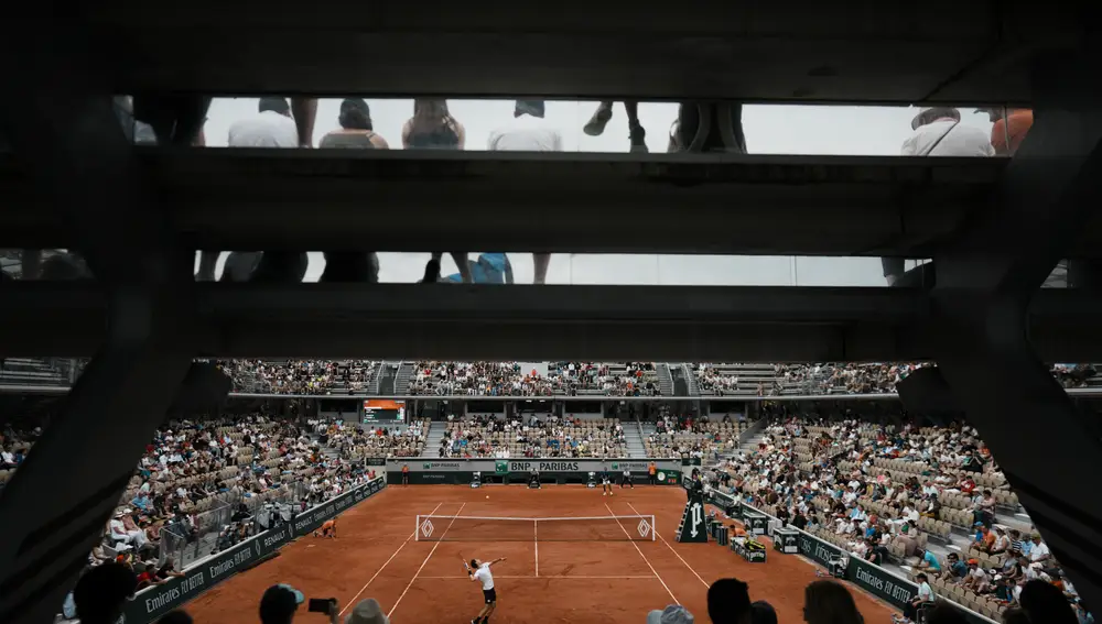 Estadio Roland Garros en París, Francia, el domingo 22 de mayo de 2022 | Fuente: AP/ Thibault Camus