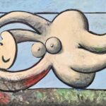 "Femme nue coucheé", original de Picasso.