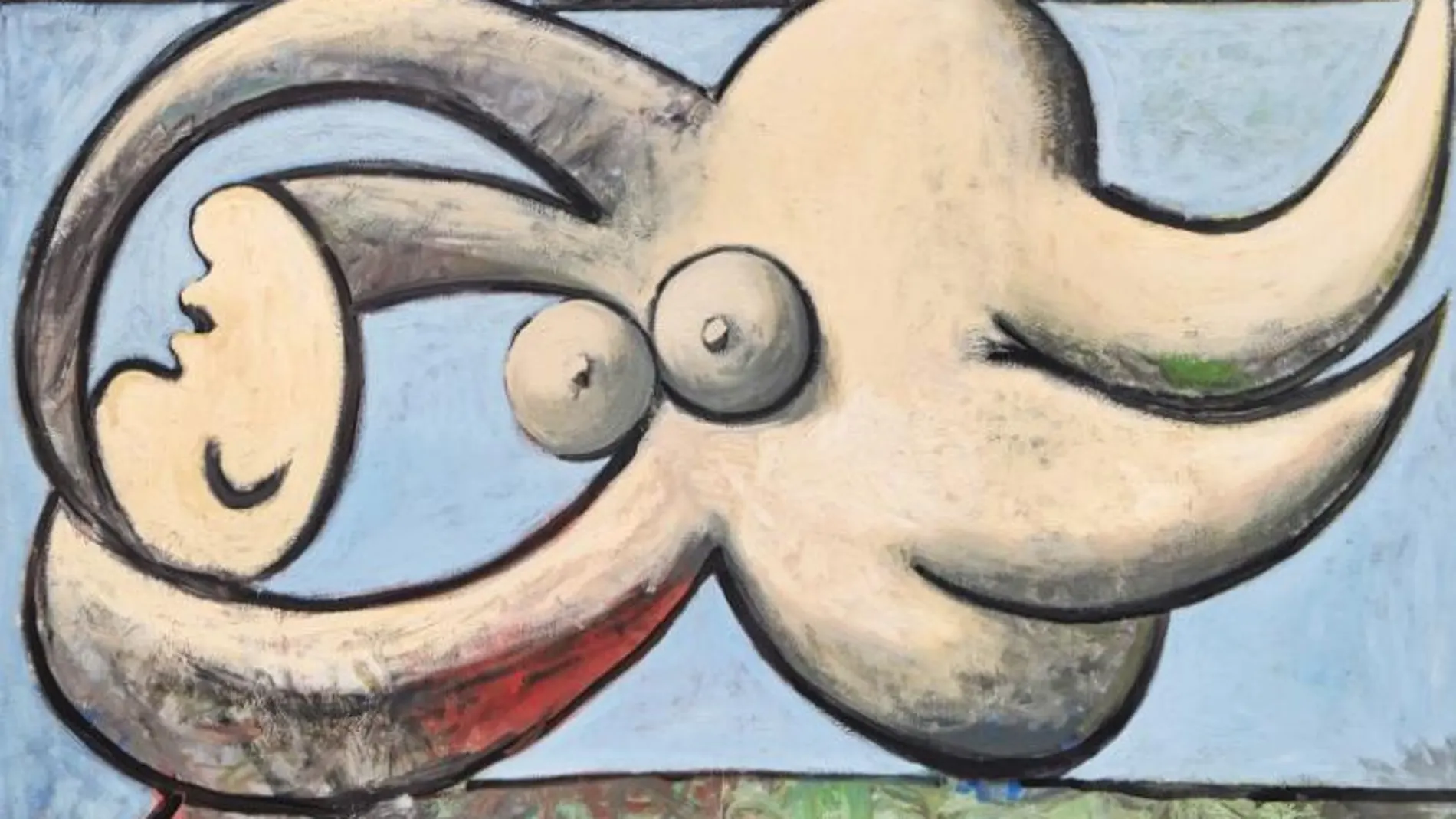 "Femme nue coucheé", original de Picasso.