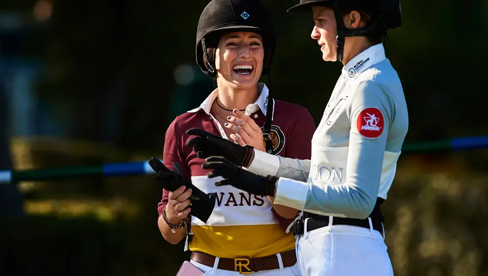 Jessica Springsteen y Athina Onassis en el Longines Global Champions Tour