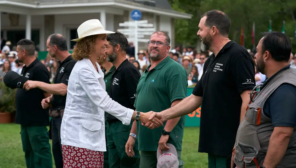 Doña Elena de Borbón en el Longines Global Champions Tour