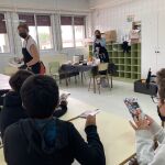 Uno de los talleres sobre queso que se ha celebrado en un colegio de Zamora