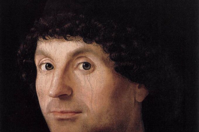 Cuadro "Retrato de un hombre" de Antonello da Messina