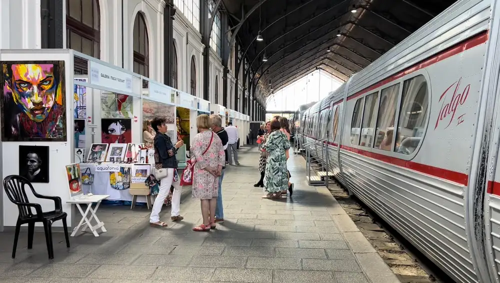 Delicias con Arte en el Museo del Ferrocarril en Madrid