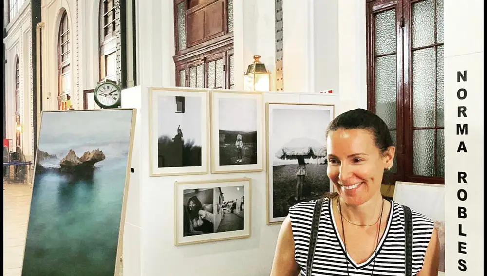 La fotógrafa Norma Robles, también expondrá sus fotografías en el Museo del Ferrocarril en Madrid