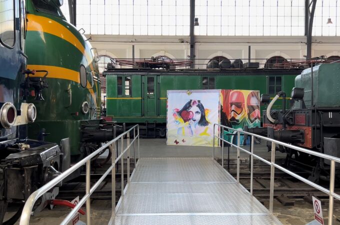 Feria Delicias con Arte en el Museo del Ferrocarril